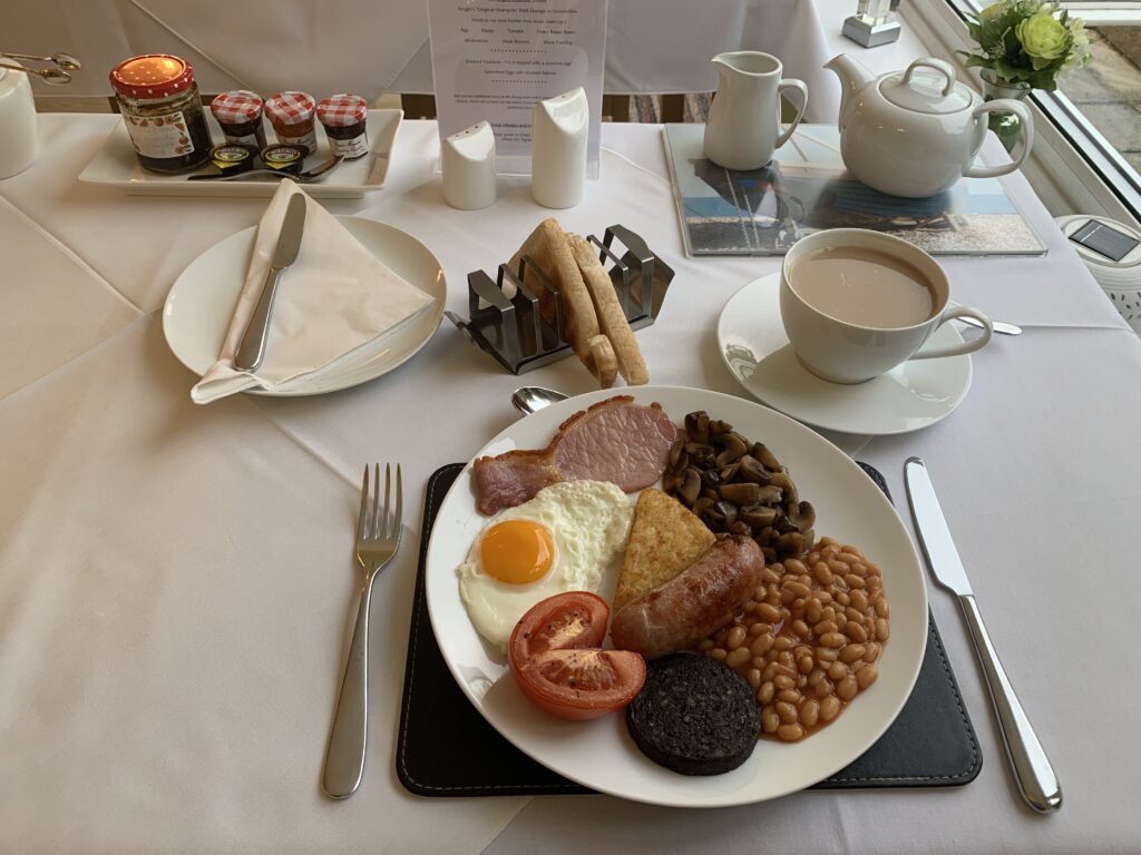 Full English Breakfast at Camelot